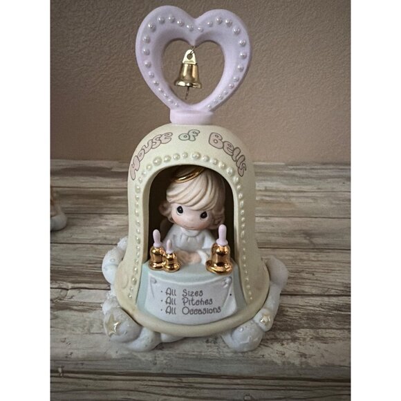 Precious Moments Heavenly Daze Angel Bell 3-Piece Set "Good Note" 879614 No Box - Picture 5 of 16